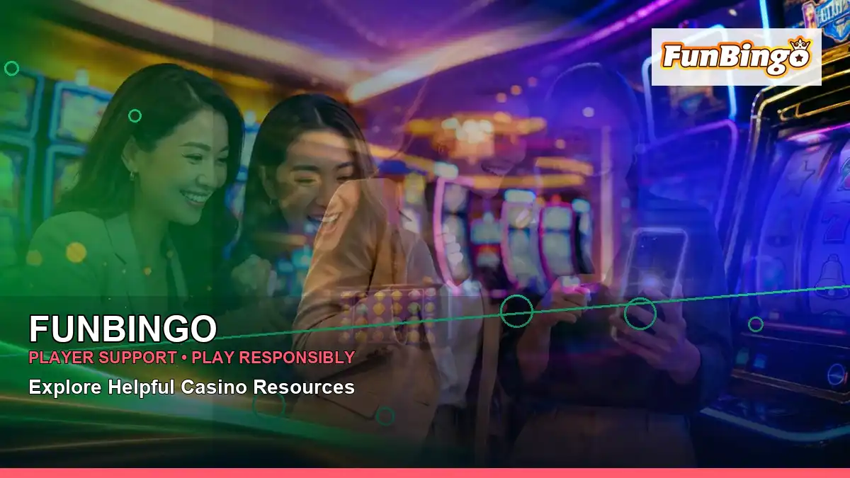 FUNBINGO panoramic reel first casino deposit and wallet options highlighting mobile-friendly casino play