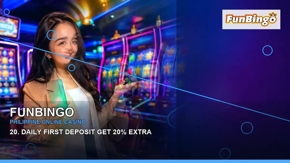 FUNBINGO high-energy mobile casino app in a left-framed layout for Philippine players