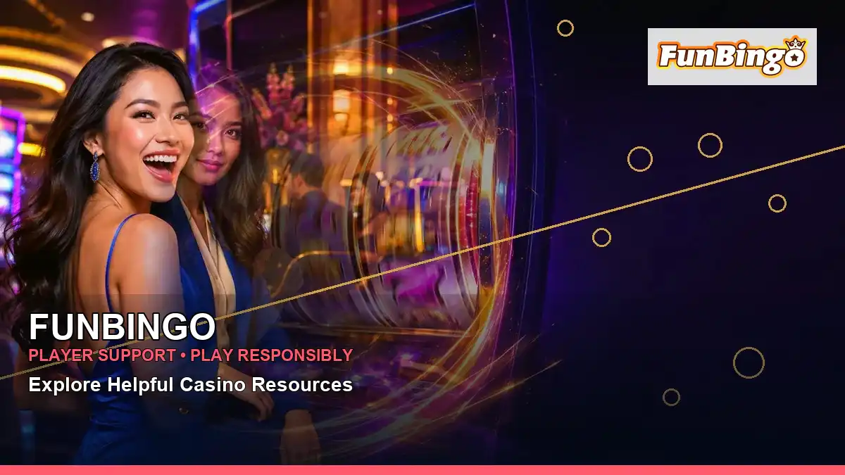 FUNBINGO left-framed lounge VIP casino rewards highlighting mobile-friendly casino play
